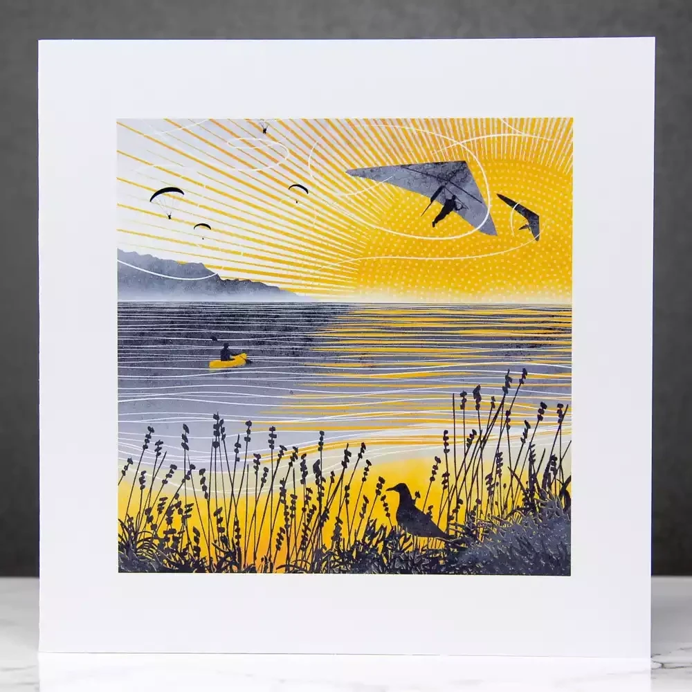 Sunset Flight Card by Ruth Thorp