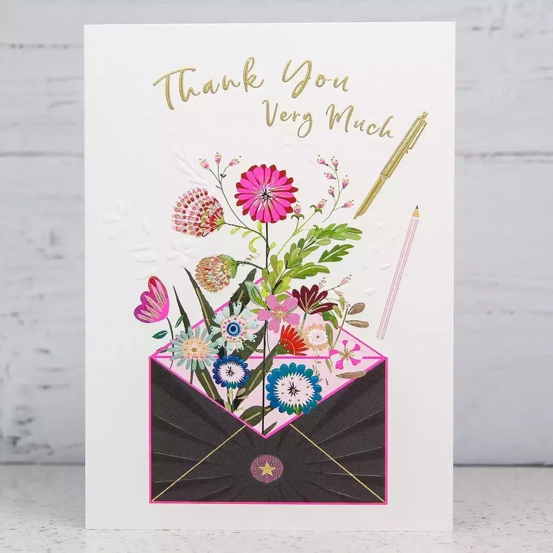 Thank You Letter Card by Sarah Curedale