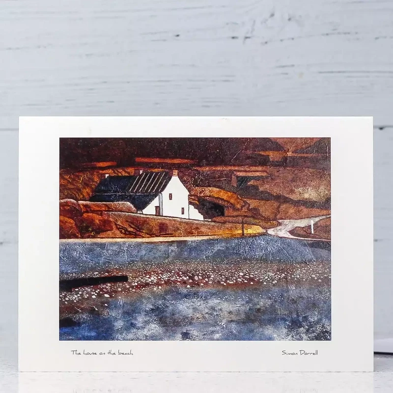 The House on the Beach Card by Simon Dorrell