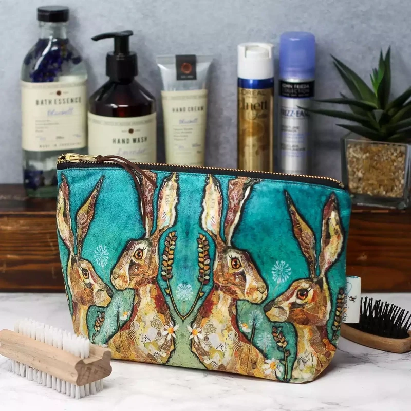 together hares make up bag by dawn maciocia
