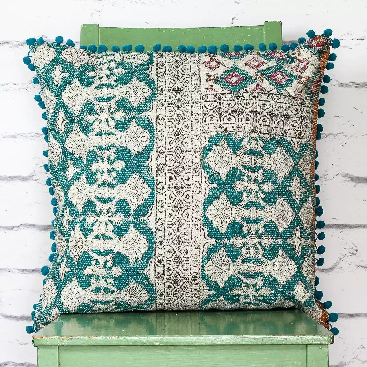 Tribal Embroidered Cushion - Style B by Namaste