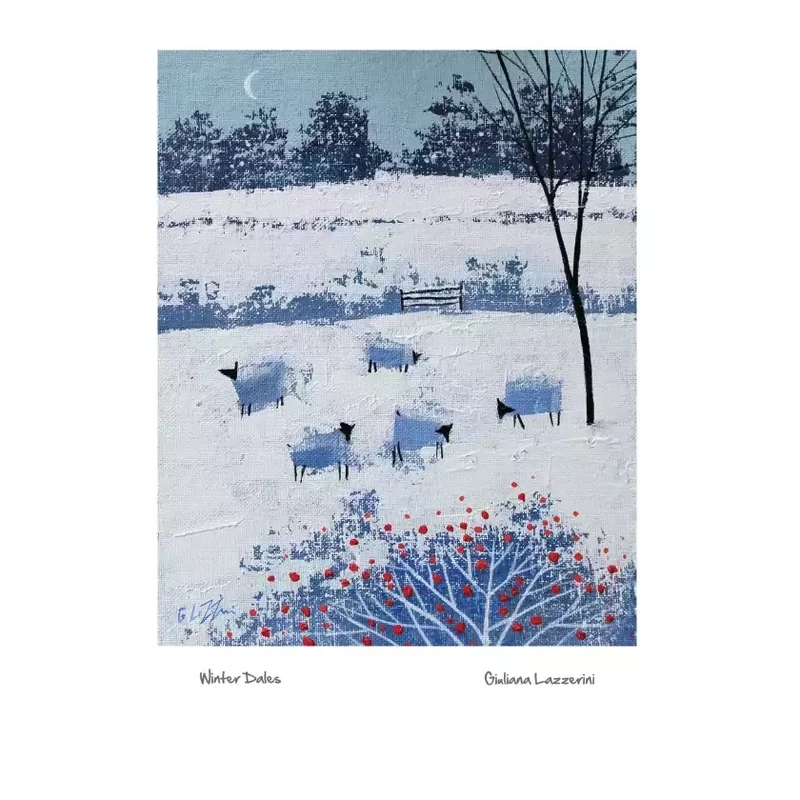 Winter Dales Card by Giuliana Lazzerini
