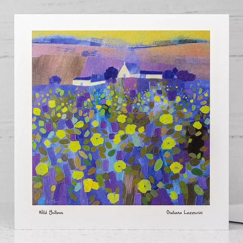 Wild Yellows Card by Giuliana Lazzerini