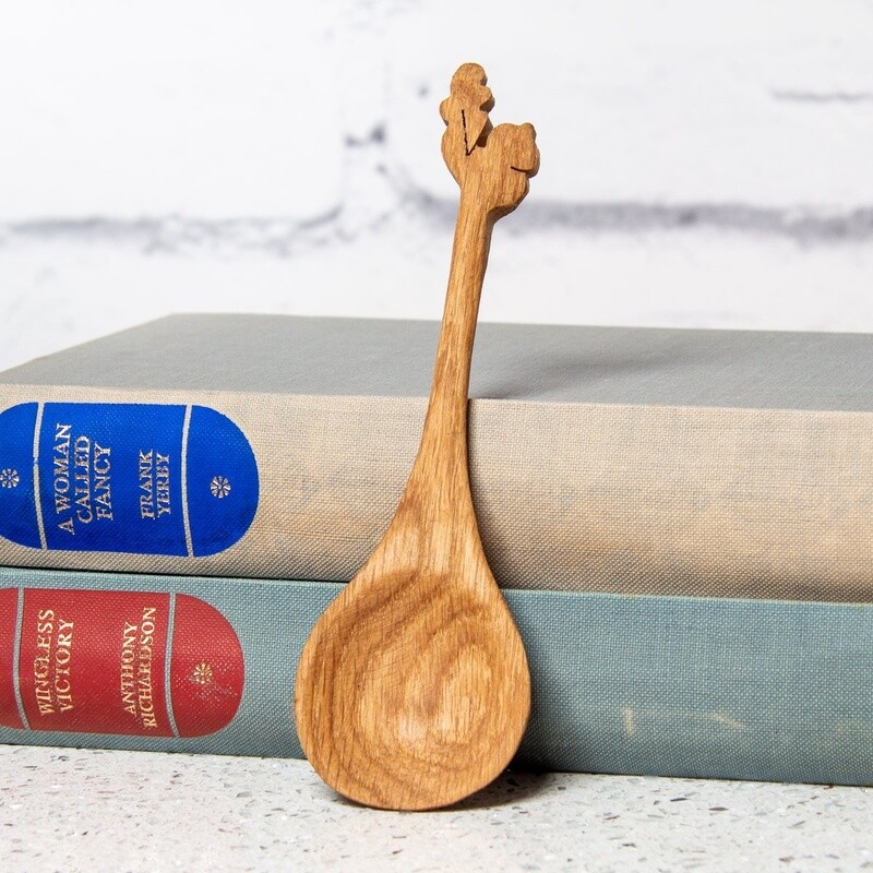 Hand Cut Wood Spoon - Acorn by Beamers Designs