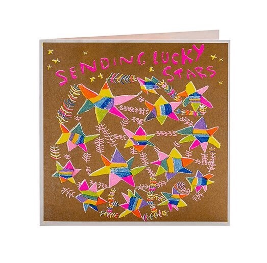 Sending Lucky Stars Card by Arthouse Unlimited
