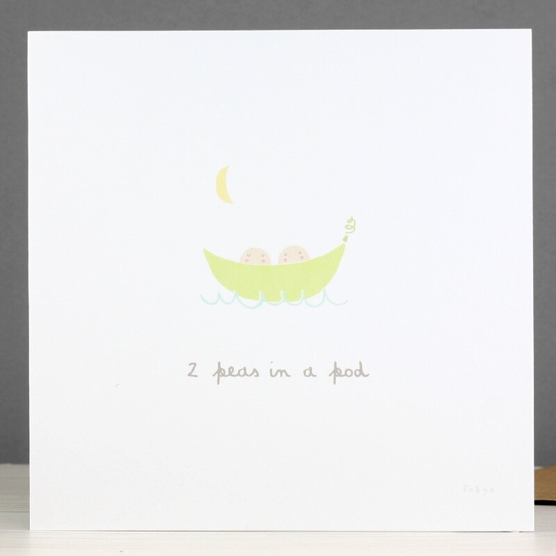 2 Peas in a Pod Card by Freya Ete