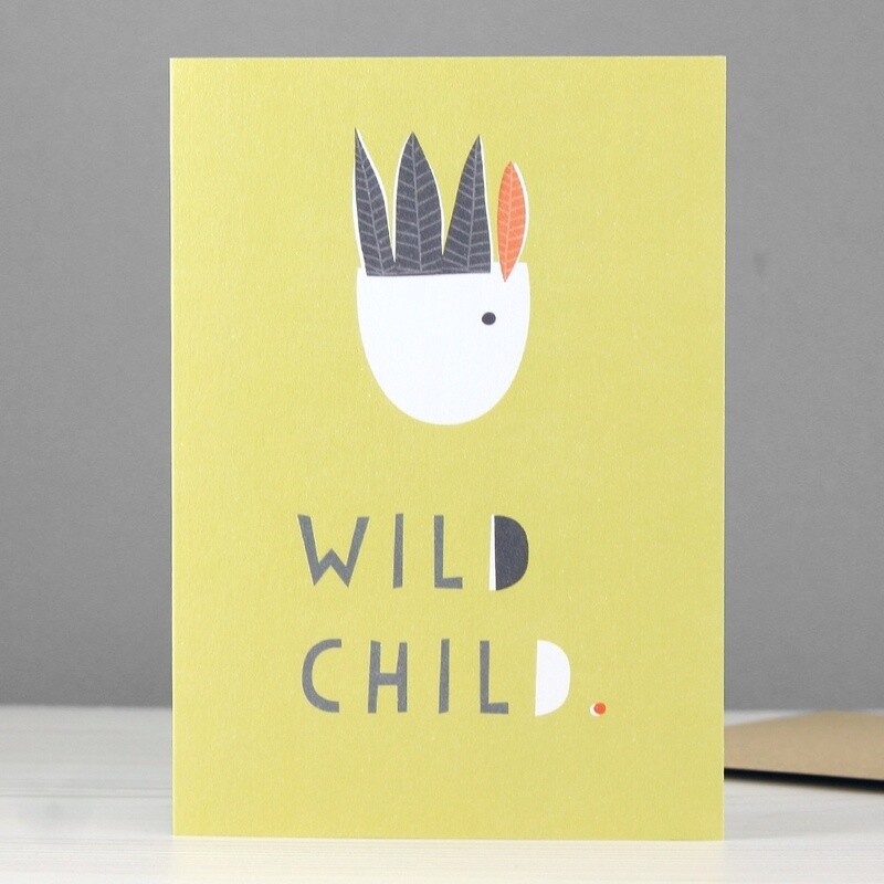 Wild Child Card by Freya Ete