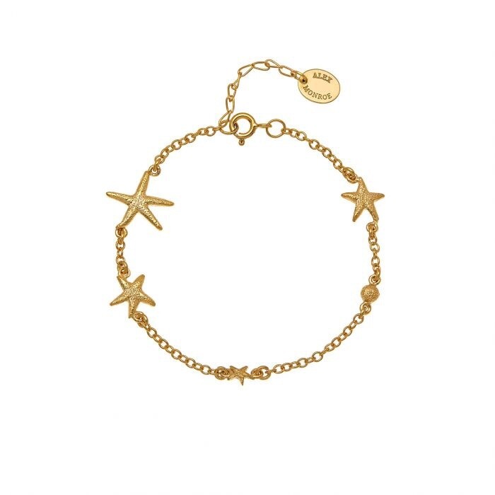Starfish Constellation Bracelet - Gold Plated by Alex Monroe