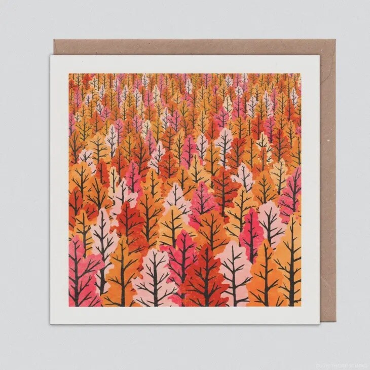Glow Autumn Card by Ruth Thorp