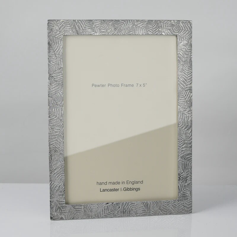 Foxworthy Pewter Photo Frame 7x5 by Lancaster and Gibbings