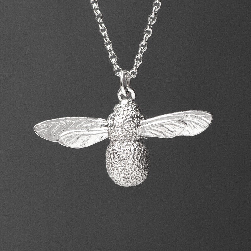 Baby Bee Necklace - Silver by Alex Monroe