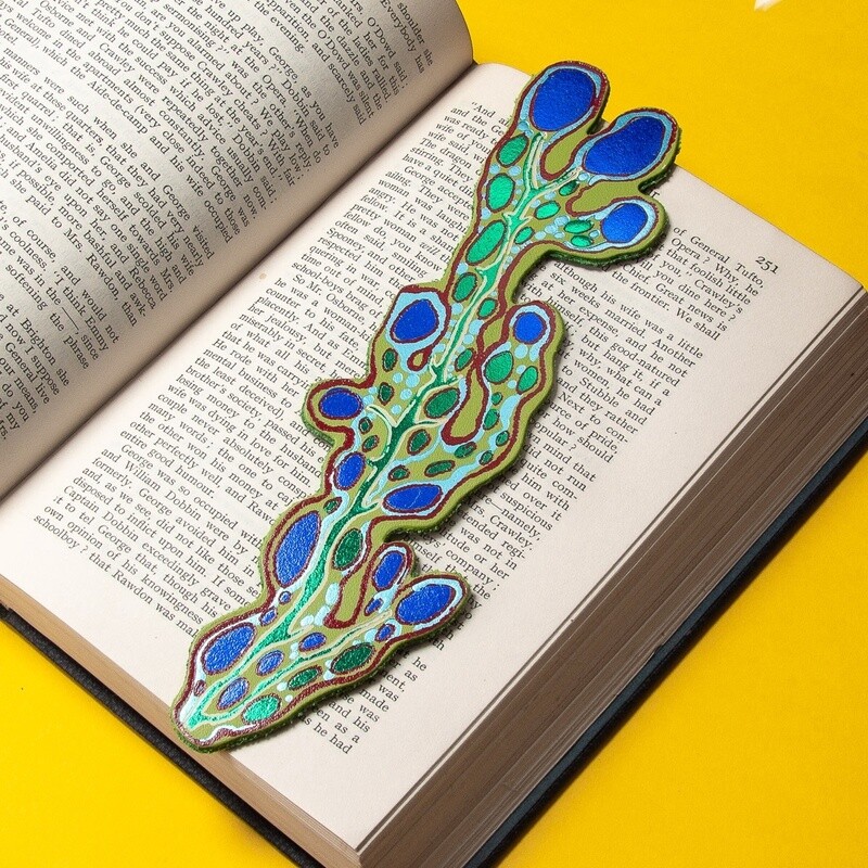 Seareads Leather Bookmark - Apple by Ark Colour Design