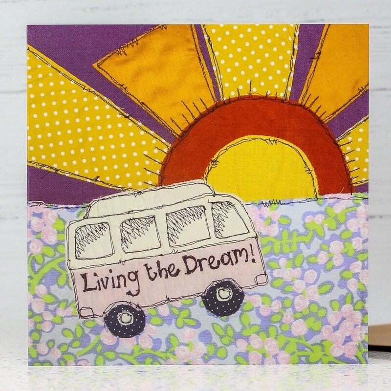 Living the Dream Card by Poppy Treffry