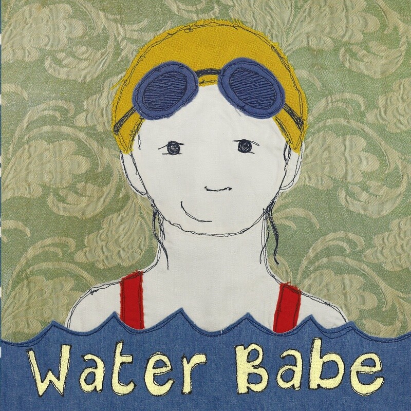 Water Babe Swimmer Card by Poppy Treffry