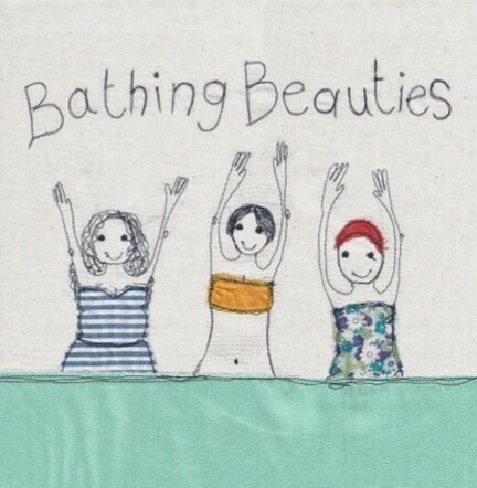 Bathing Beauties Card by Poppy Treffry