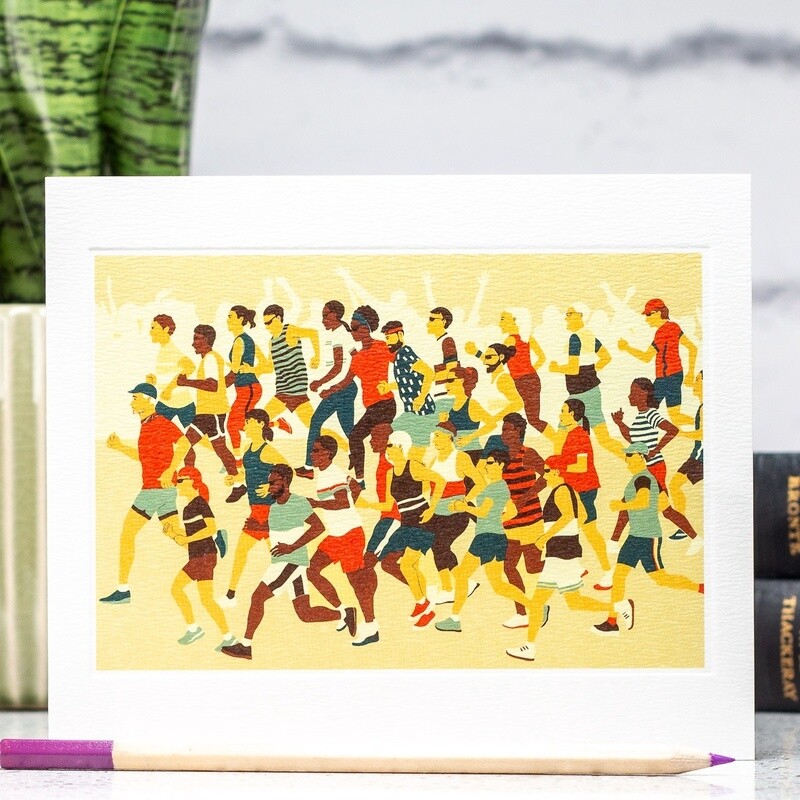 Runners Card by Eliza Southwood
