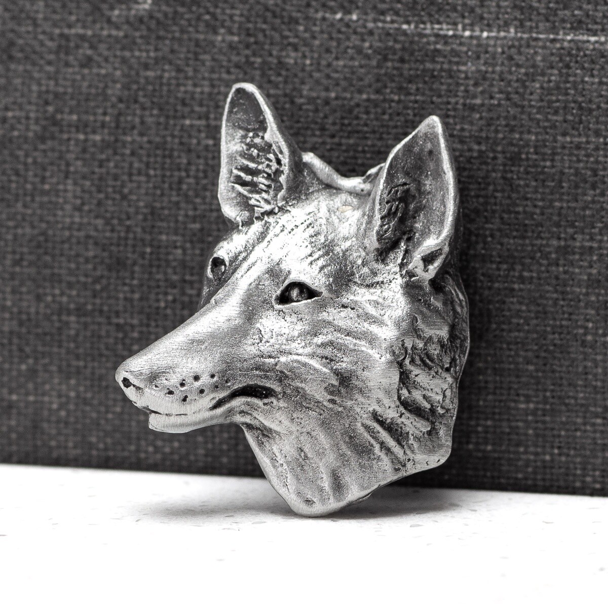 Pewter Pin Brooch - Handsome Mr Fox by Metal Planet