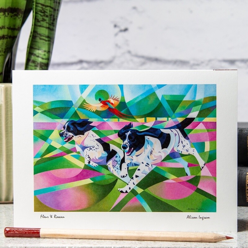 Fleur & Rowan Card by Alison Ingram