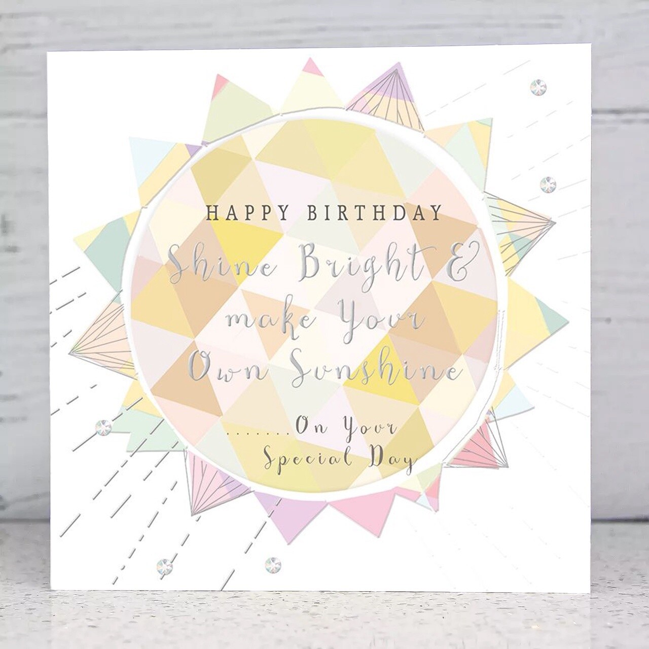 Sunshine Birthday Card by Sarah Curedale