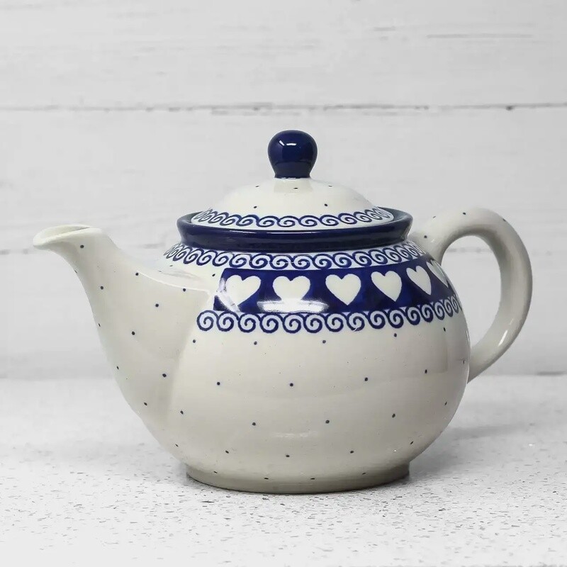 Stoneware Medium Teapot - Light Hearted by Artyfarty Designs
