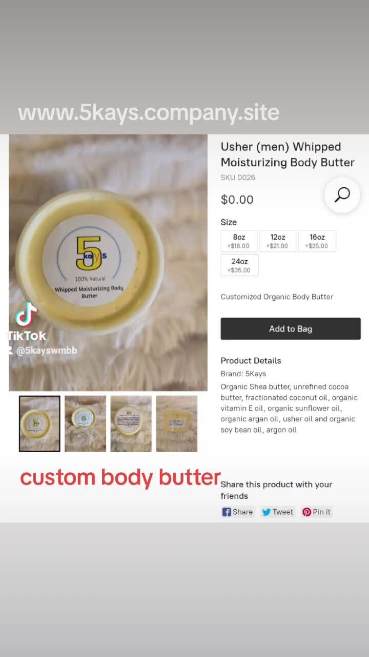 Usher Whipped Moisturizing Body Butter