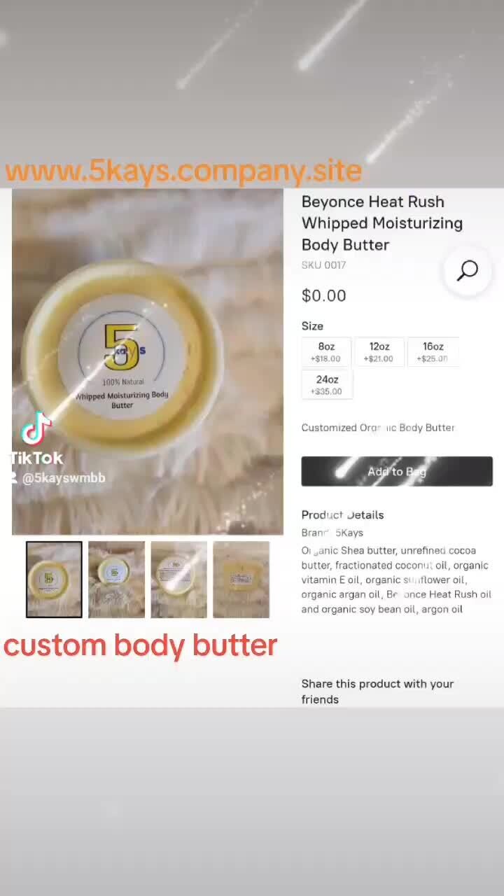 Beyonce Heat Rush Whipped Moisturizing Body Butter