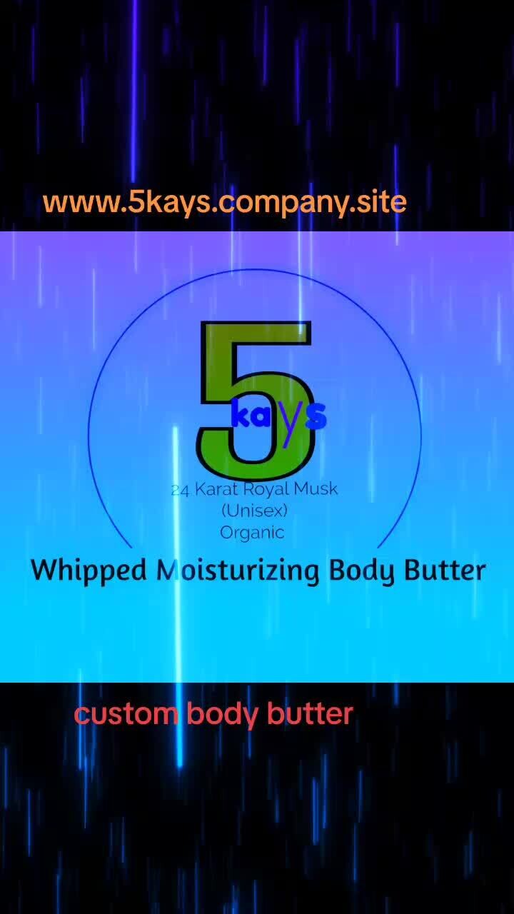 24 Karat Royal Musk (Unisex) Whipped Moisturizing Body Butter