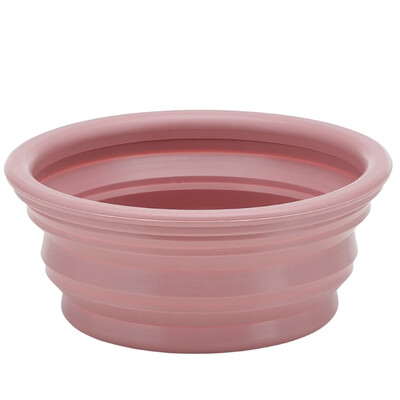 DOG BOWL ON THE GO IN NATURAL RUBBER