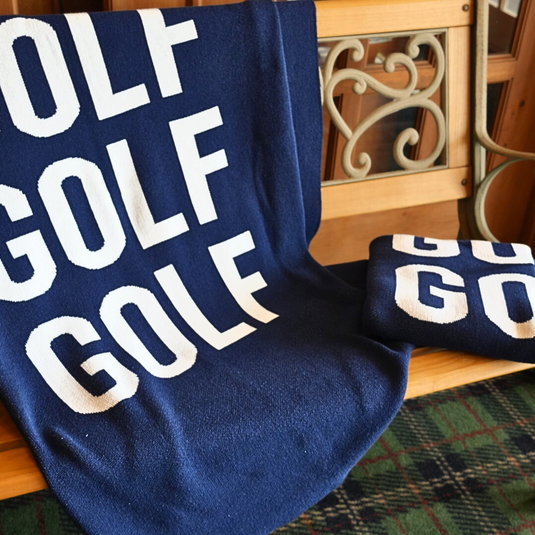 TP Knit Golf Throw Blanket