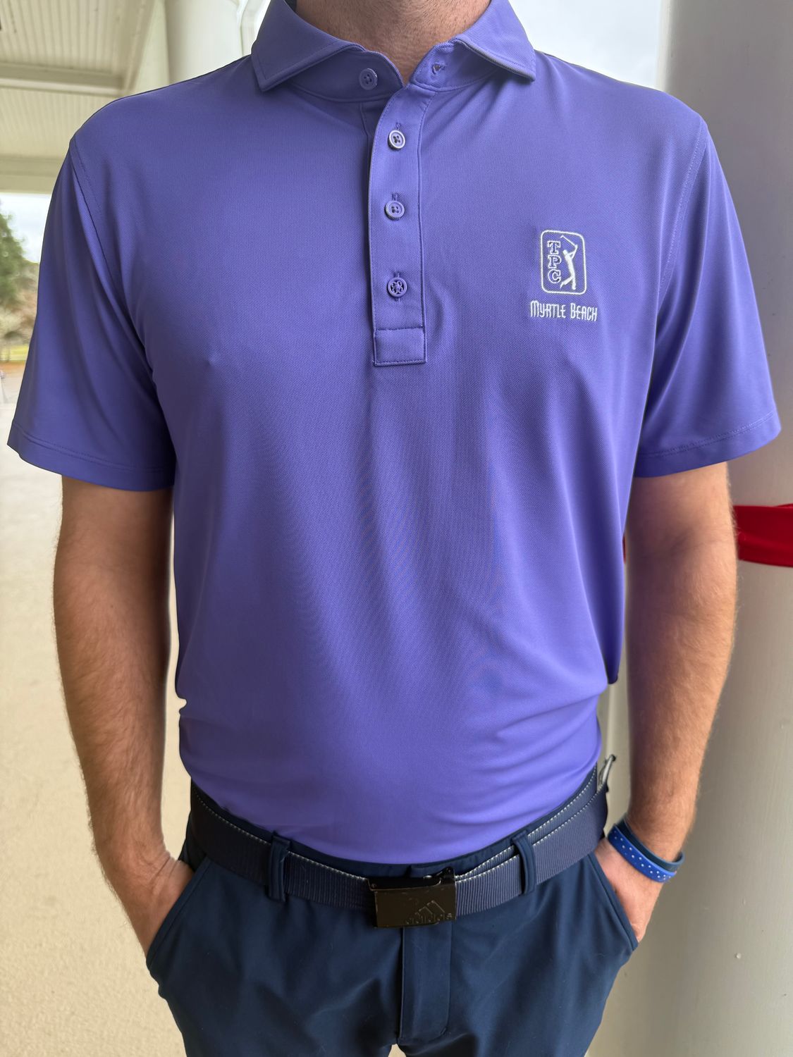 G4 M Rib Gusset Tech Pique Polo GMP 000025, Size: XL, Color: Purple