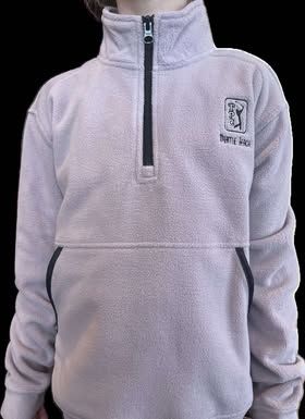 AD  Girls QZ Fleece TG 4023F23, Color: IP3248 Fig, Size: LG