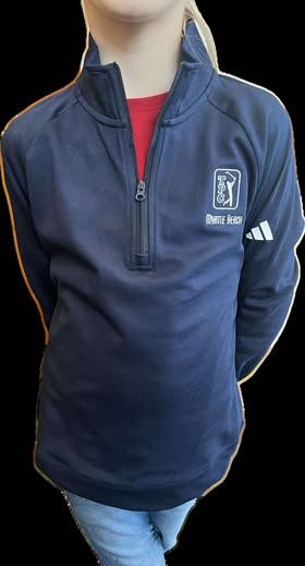 AD Yth LS QZ Layer Top TB 5003S24CF, Size: LG, Color: IR5765 ColNvy