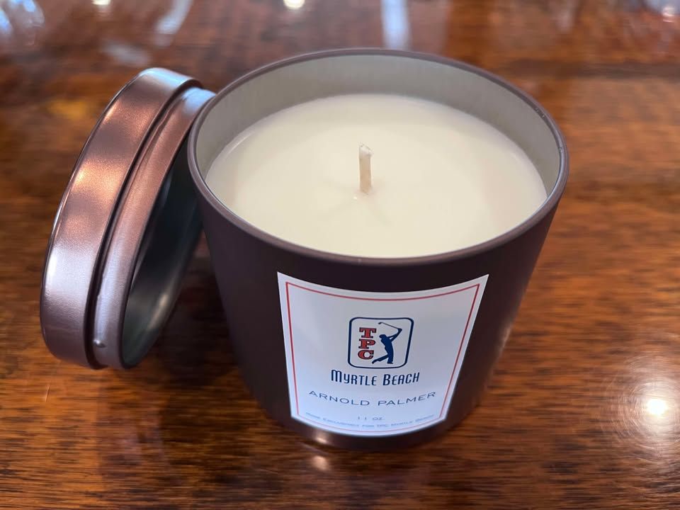OB 11oz Metal Tin Candle, Color: Arnold Palmer (Bronze Tin)