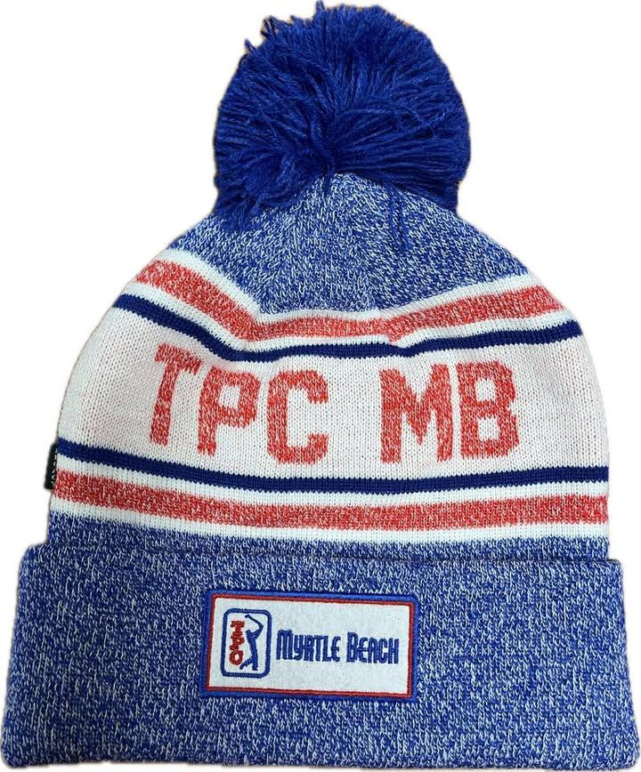 LY Tailgate Marled Knit Cuff Beanie w/Pom Pom