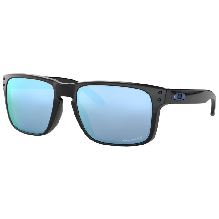 OK Holbrook 0OO9102, Color: C155 Polished Black w/Prizm Deep Water Polarized