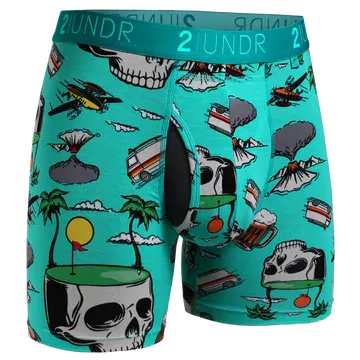 2U M Swing Shift Boxer Briefs, Color: Resort, Size: LG