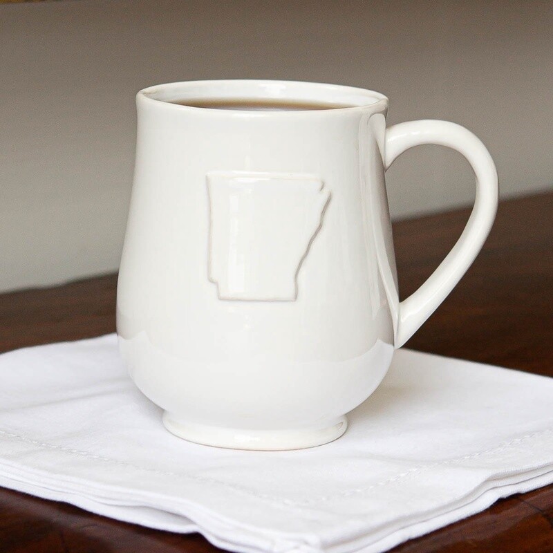 Arkansas Embossed Coffee Cup