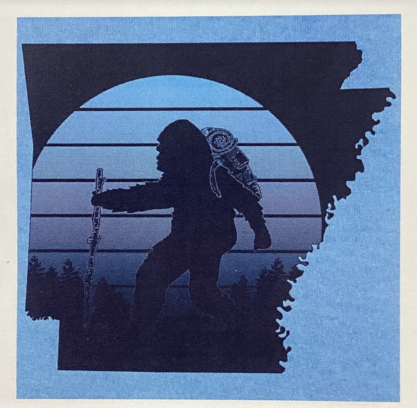Arkie T Shirt Arkansas Sasquatch, Size: Small