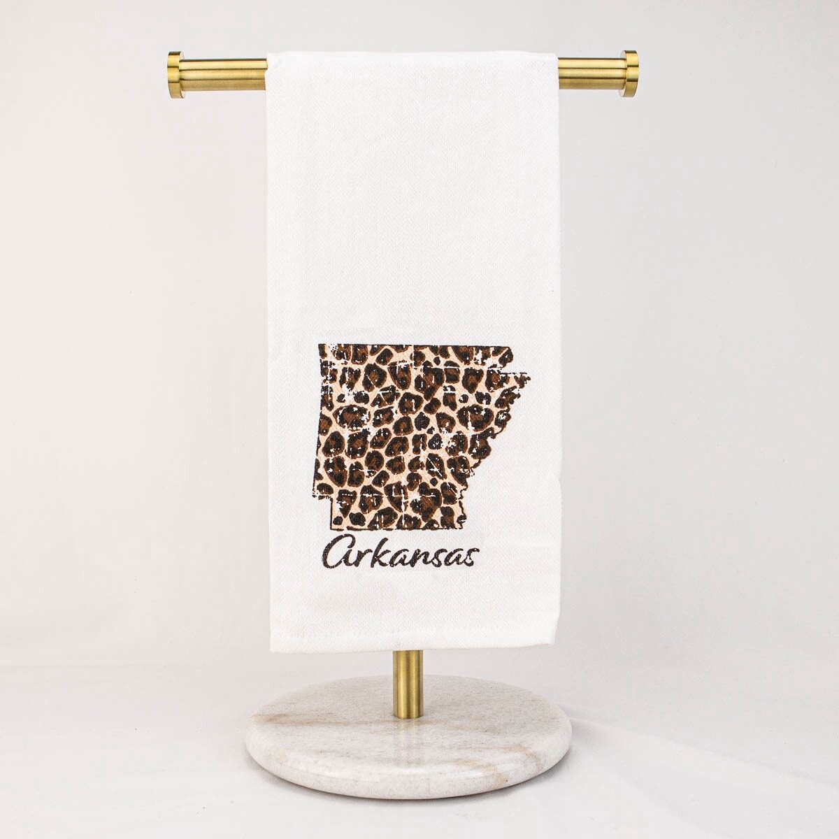 Arkansas Leopard Print Hand Towel