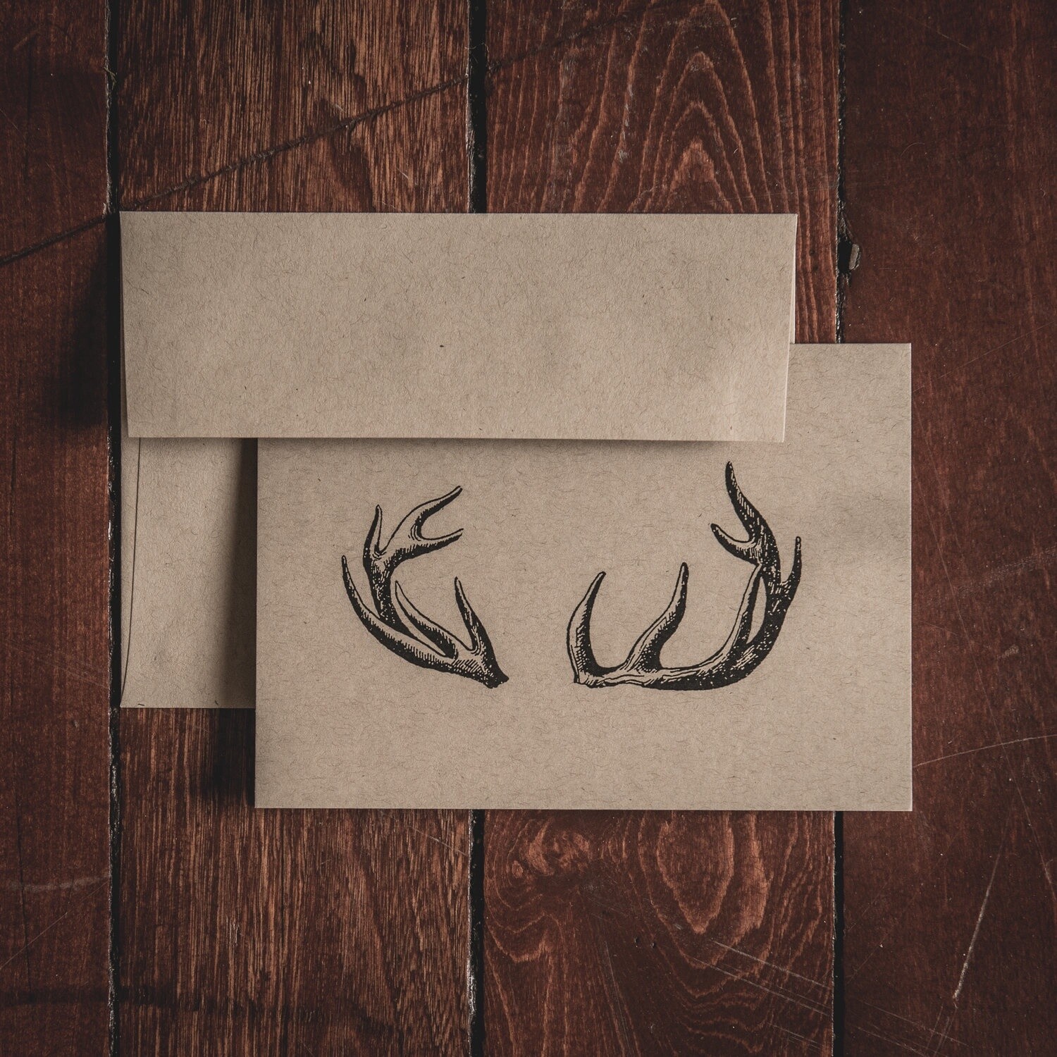 Stationary, Style: Antlers Folded Note