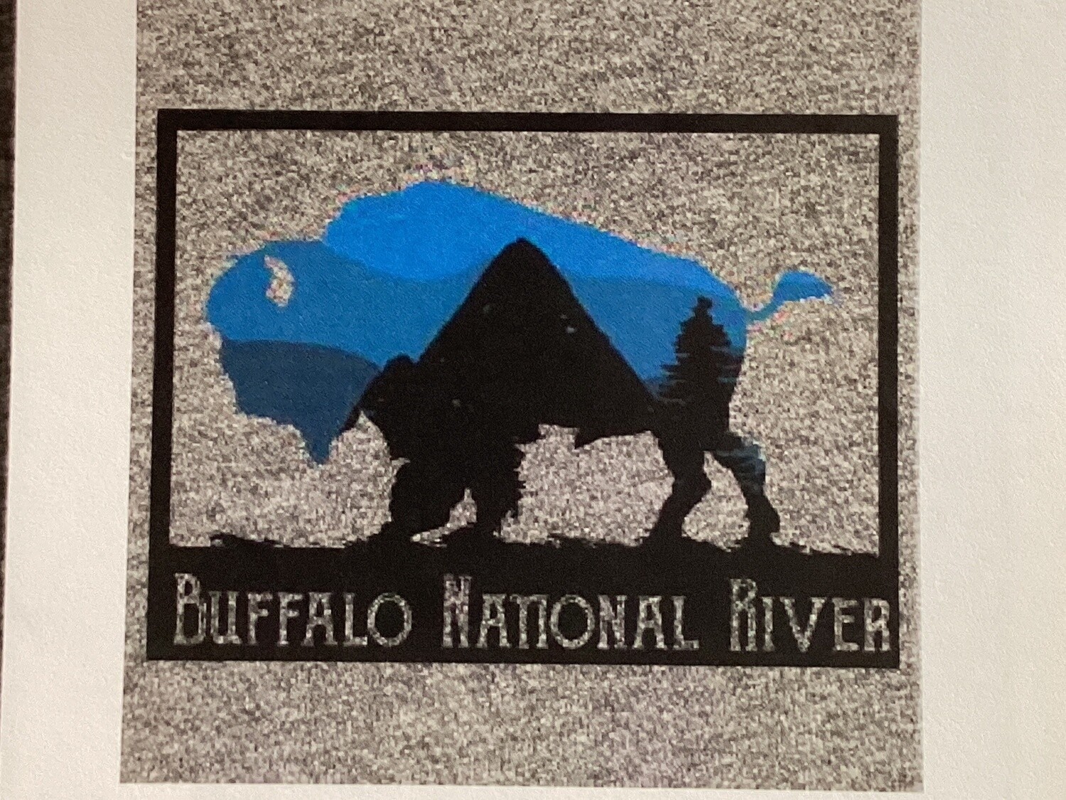 Arkie Tshirt Buffalo River Mountain, Size: Small