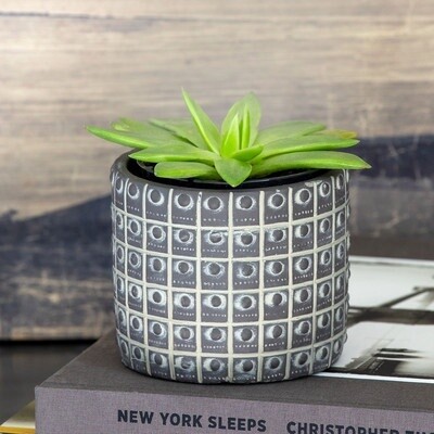 Rivet Pattern Planter, Size: Small