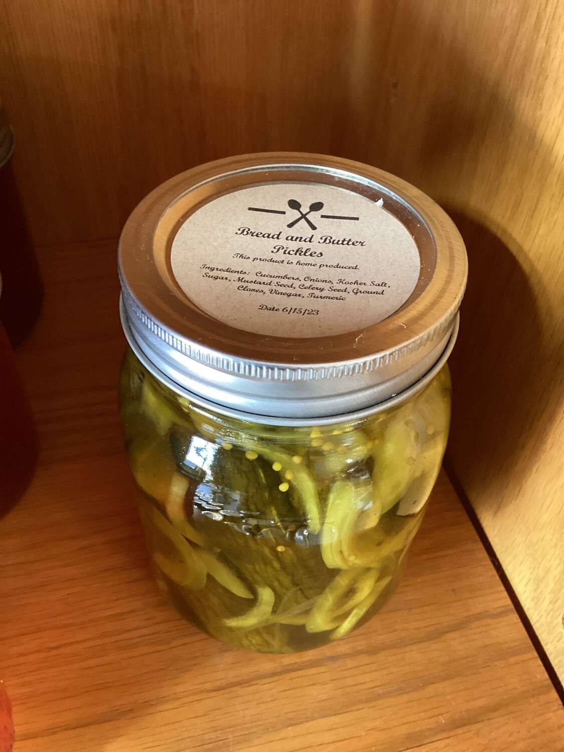 Pickles Locally Made, Flavor: Bread and Butter 16oz