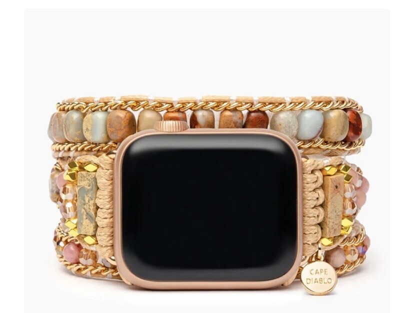 Iphone Watch Band Multi Wrap, Color: Sweet Jasper