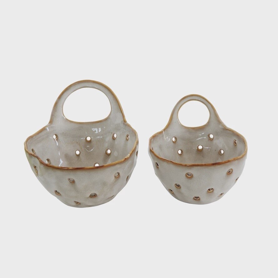 Stoneware Colander Set/2