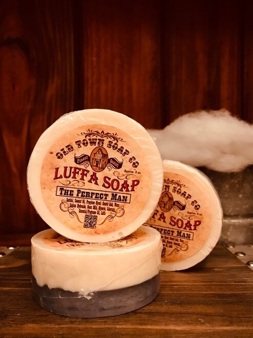 Luffa Soap Goat&#39;s Milk Soap