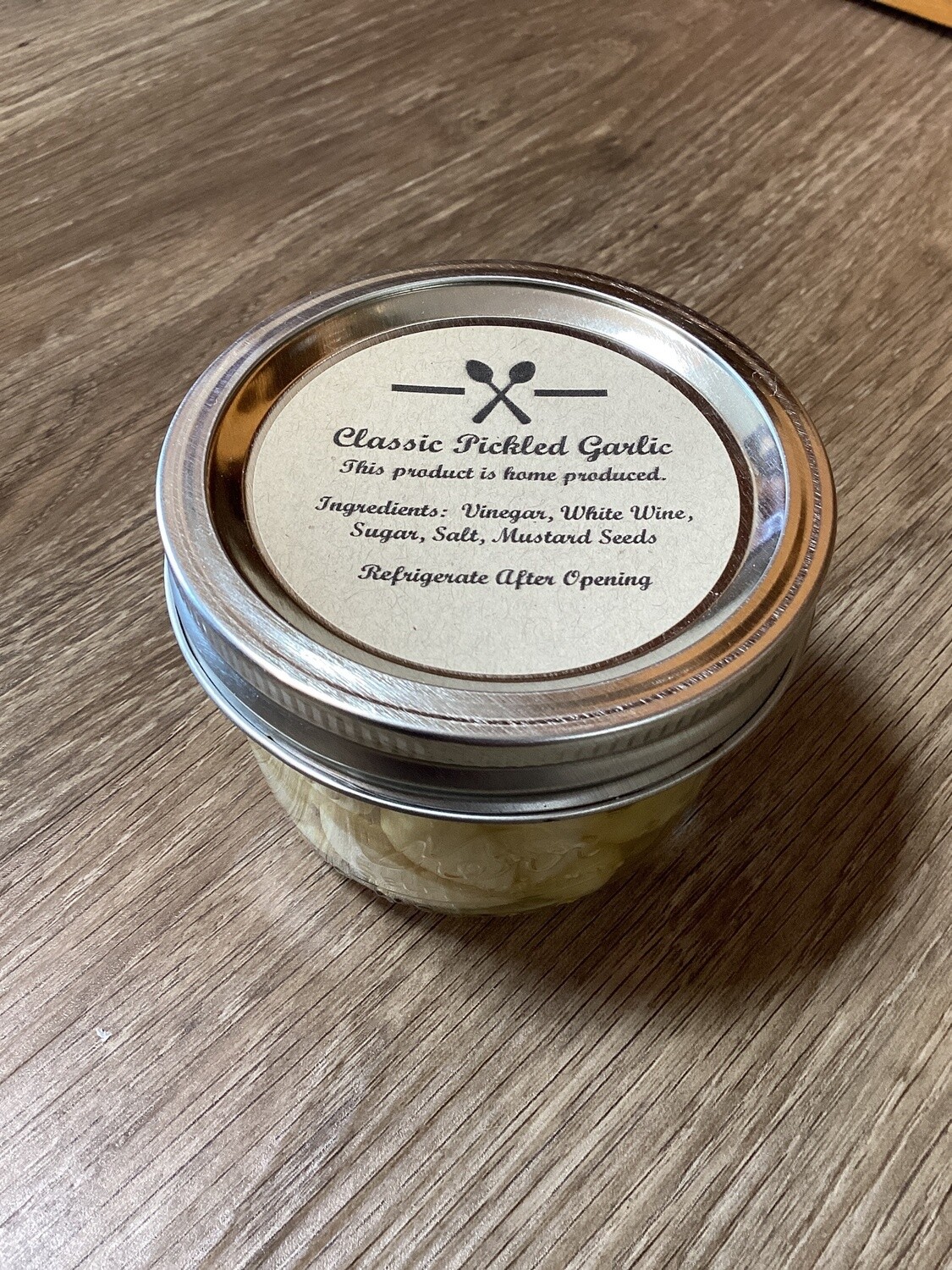 Locally Made Pickled Garlic, Flavor: Classic