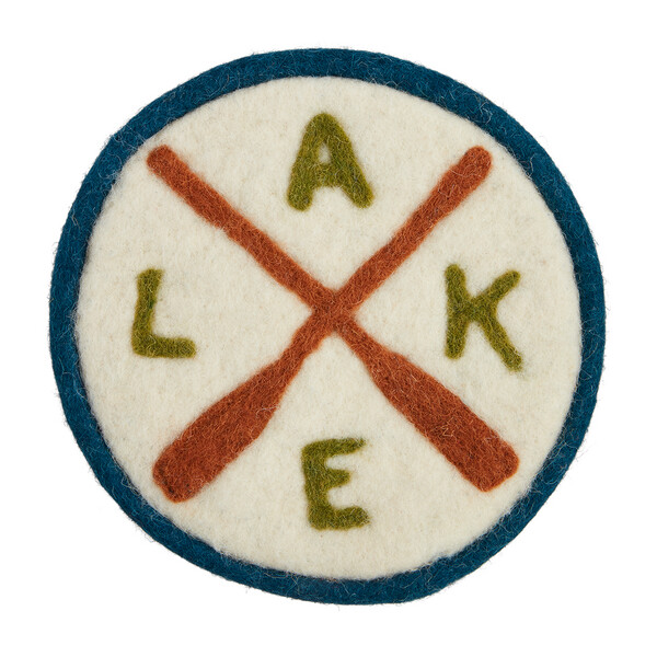 Oars Lake Felted Trivet