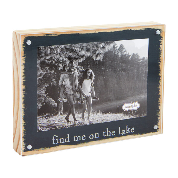 Find me on the lake Picture Frame