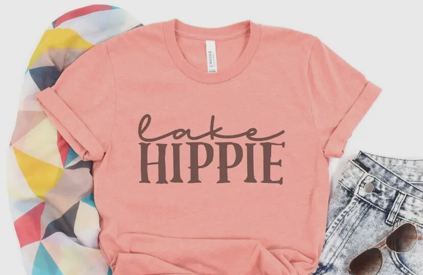 Lake Hippie Tshirt, Size: Small